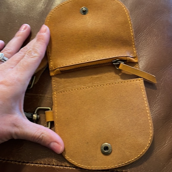 NWOT Free People Change Me Up Crossbody Bag - Sundried Orange - Picture 4 of 6